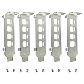 BestParts 5-Pack New Generic Low Profile Bracket Replacement for NVIDIA Quadro K1200 NVS 510 P400 P600 P1000 with Screws