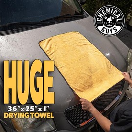 Chemical Guys Toalla de Secado de Microfibra Miracle Dryer, (Ideal para Coches, Camiones, todoterrenos, vehículos recreativos, Motocicletas y más), Am