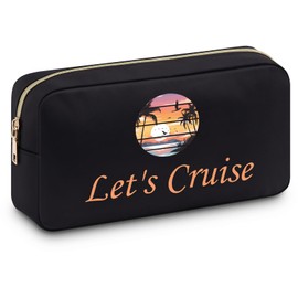 Cruise Gifts for Women Makeup Bag Gifts for Cruise Lovers Cruise Summer Vacation Gift Cosmetic Bag Funny Gifts for Women Travel Organizer for Women Christmas Birthday Gifts for Sister Friend Mom