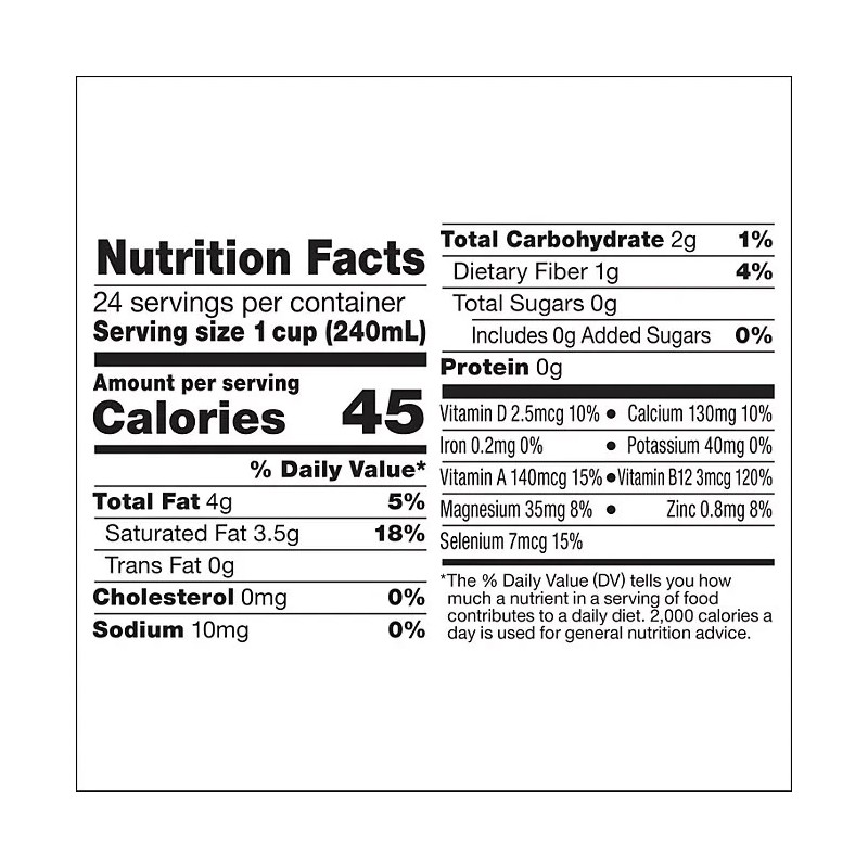 So Delicious Dairy-Free Organic Coconut Milk, Unsweetened, 32 Ounce (Pack