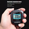 Electronic Stopwatch Single Row 2 Display Sports Stopwatch Timer Athletic