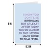 Qiliji Funny Getting Older Birthday Card for Men Women, Old