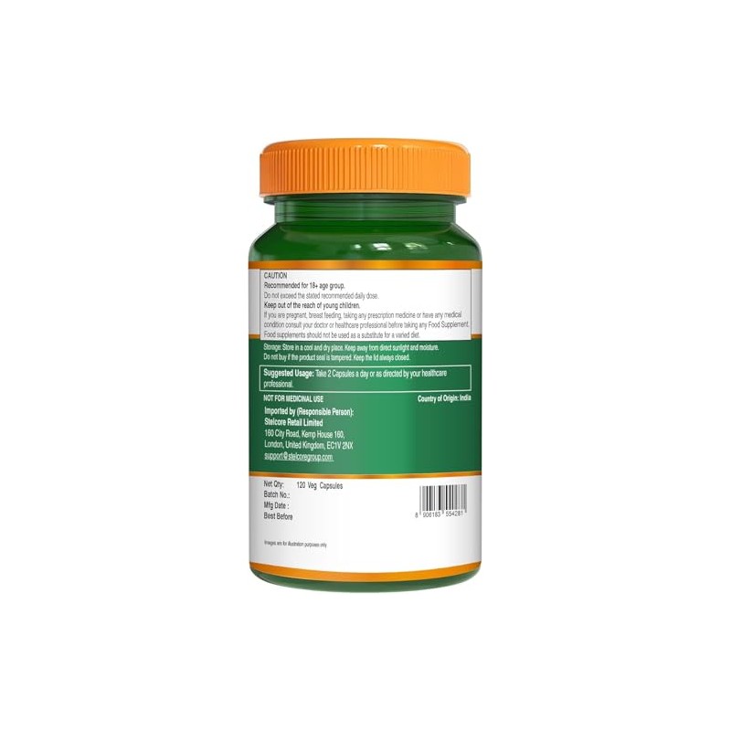 Pure Nutrition Potassium Citrate 800mg | 120 Caps | Support