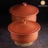 Swadeshi Blessings HandMade Exclusive Range Unglazed Earthen Kadai/Mud Handi/Mitti Ke