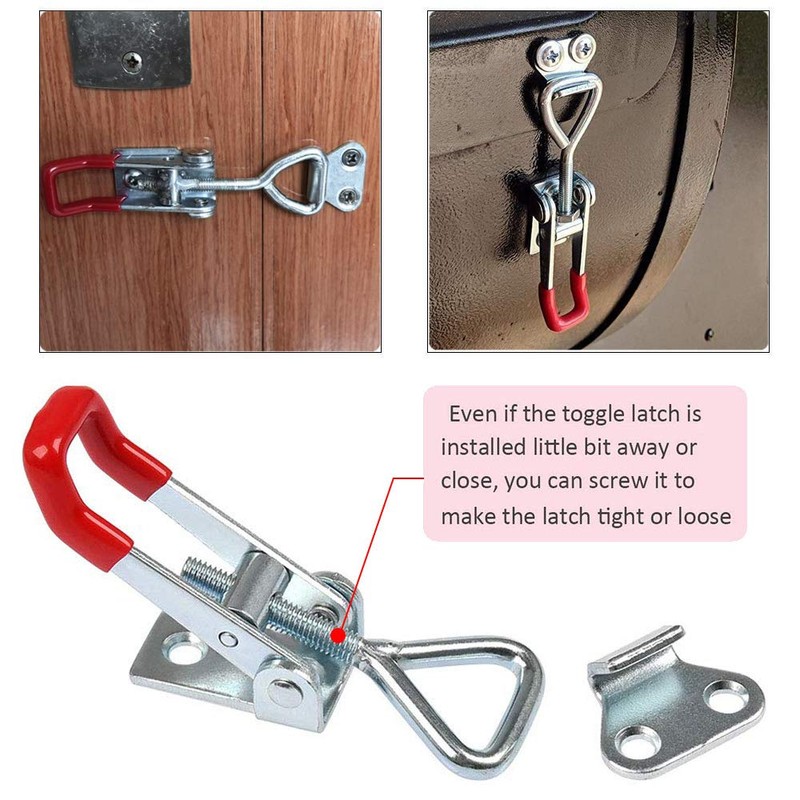 Gasea 6 Packs Adjustable Toggle Clamps, 100KG/ 220lbs Holding Capactity