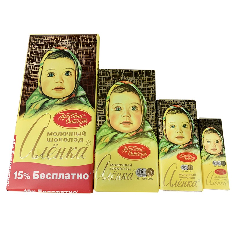 Imported Russian Milk Chocolate "Alionka" 200g