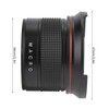 58MM 0.35x Fisheye Wide Angle Lens,Super Fisheye Wide Angle Lens