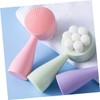 BIUDECO Safe Healthy Face Brush Double-sided Silicon Facial Cleansing Tool