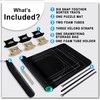 Jigsaw Puzzle Mat Roll Up,1500 1000 Pieces Puzzel Mats，Roll-Up Save