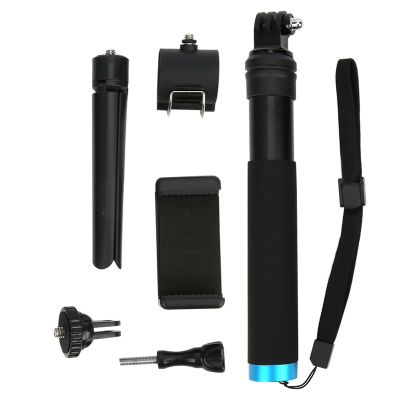 TELESIN Selfie Stick Telescopic Link Mini Tripod Mobile Phone Clip