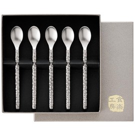 Asahi TW-8 Coffee Spoon, Titanium, 4.8 inches (123 mm), Set of 5