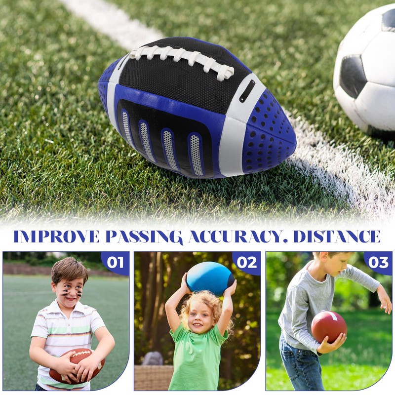 iplusmile Rugby Ball #3 Junior Rugby Ball Replica Ball Primary