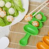 WJUAN 4 Pieces Onigiri Mould, PP Rice Ball Maker, with