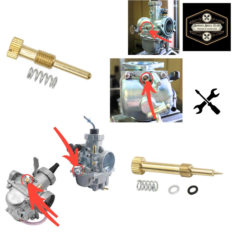 Easy to Fuel without Tools Mikuni VM22 Carburetor Air Mixture