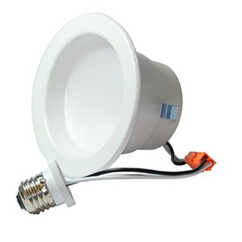 4 inch Recessed LED 9W 750Lumens Soft White Downlight Kit - 65w equiv.