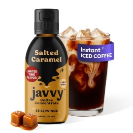 Javvy Premium Arabica Coffee Concentrate 6 Fl Oz Brewed Naturally Ultra Smooth Flavor