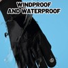 Waterproof Gloves, Touchscreen Fishing Gloves for Men with Flip Cap,