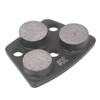 3Pcs Diamond Grinding Shoes Trapezoid Concrete Floor Cutting 3 Cylinder