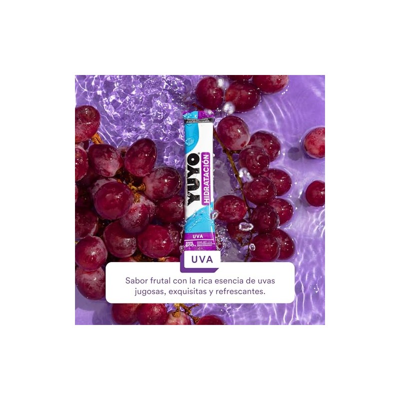 YUYO Vitaminas | 80 Sobres de Electrolitos con Vitaminas en