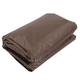 Hot Tub Cover, Thermal Cover Hot Tub Spa Cover Foldable Hot Tub Replacement Cover Hot Spring Protector Cover Outdoor Hot Tub Cover, Rain-proof Snow Defense Dust Proof Sunscreen, 190T Polyester(Coffee)