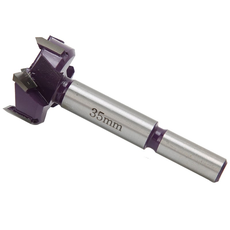 Concealed Hinge Jig Bit 3 Flute Woodworking Hole Punch Drill