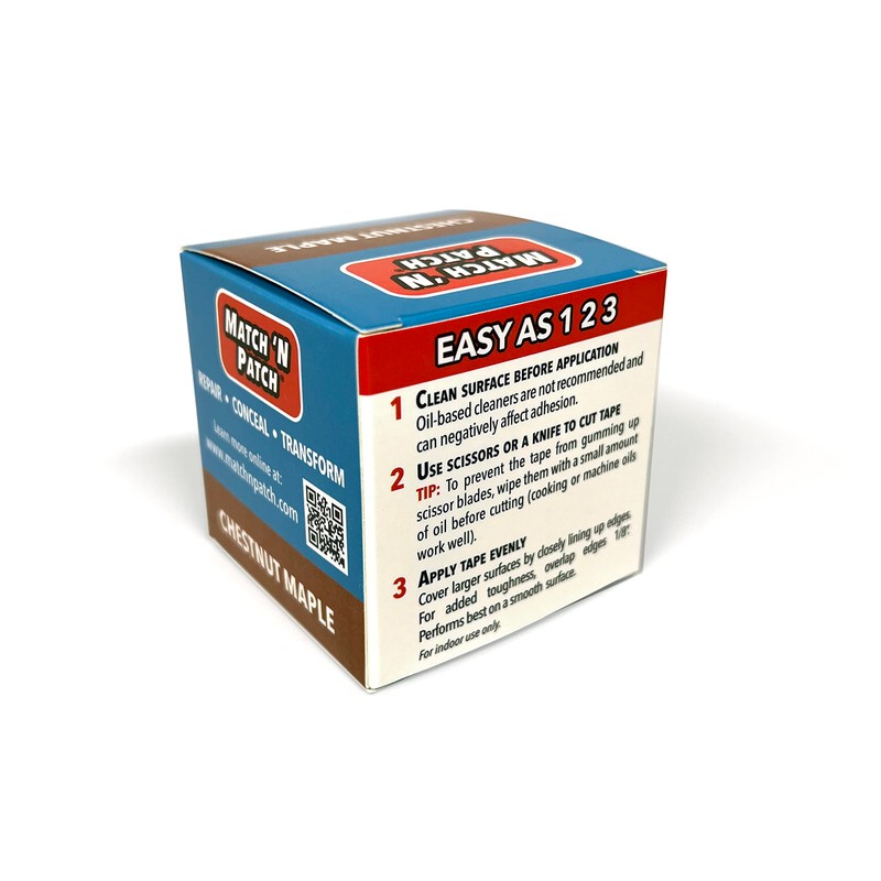 MATCH 'N PATCH Realistic Wood Grain Repair Tape - Durable