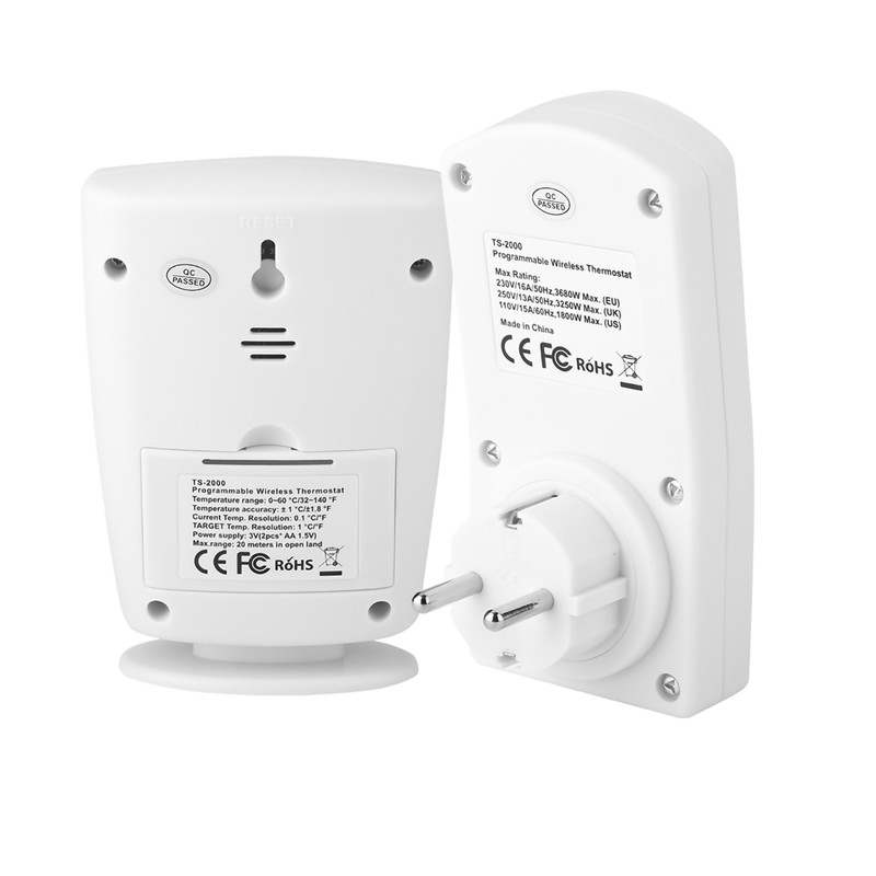 Programmable Wireless Thermostat & Socket Household Intelligent Socket