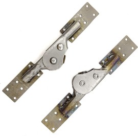 Sofa Support Hinge Adjustable Angle Hinge Stay Lid Hinge Support Fold Lift Up Drop Bracket Heavy Duty Adjuster for Sofa Bed Headboard Coffee Table Recliner Armrest Adjustment 90 to 180 Degree, 2 Pack