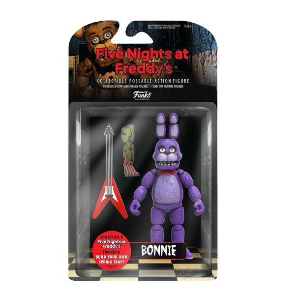 Funko 5" Articulated Action Figure: Five Nights at Freddy's (FNAF) - Bonnie The Rabbit - Collectible - Gift Idea - Official Merchandise - for Boys, Girls, Kids & Adults - Video Games Fans