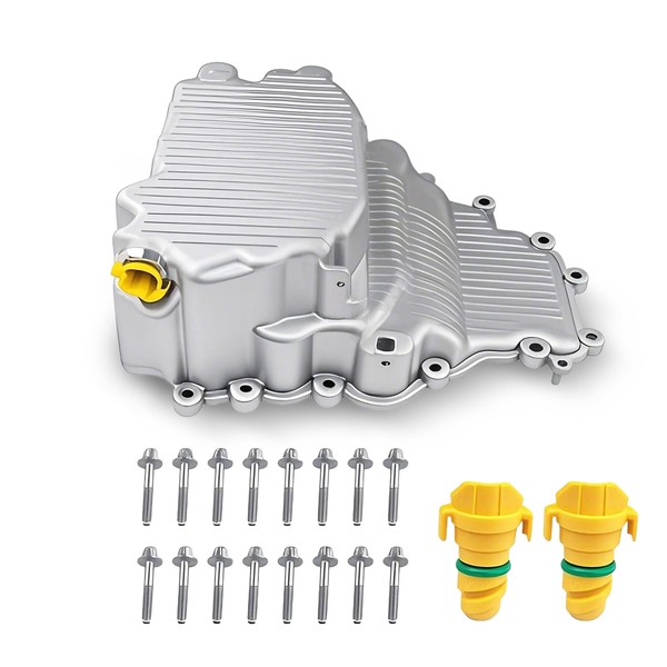Upgraded aluminum Engine Oil Pan Bolt Kit Compatible with Ford