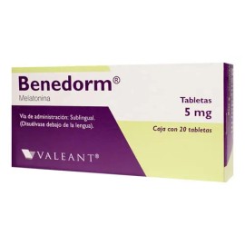Benedorm Tableta 5 Mg, 20 Tabletas