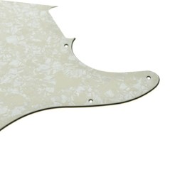 KAISH 8 Hole Tele Blank Guitar Pickguard Tele Pick Guard Scratch Plate for Telecaster Esquire Aged Pearl