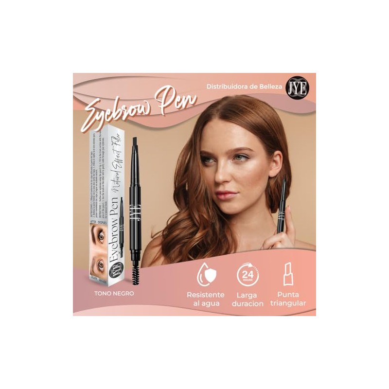 JYE Lapiz Definidor de Cejas, Delineador de Cejas, Impermeable larga