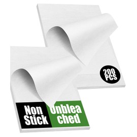 200 PCS Unbleached Parchment Paper Sheets for Baking 12x16 Inches, Non-Stick and Non-Toxic Pre-cut Parchment Sheets for Oven, Cooking, Grilling, Air Fryer and Steaming - Fit for Half Sheet Pans, White