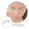Ipetboom 3 Pairs White False Eyelashes for Cosplay and Parties