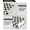 ADIDO EVA Black and White Checkered Gift Bags Checkered Racing
