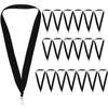 Songholee Medal Lanyards, 20 Pieces, Flat Neck Ribbons with Keychain