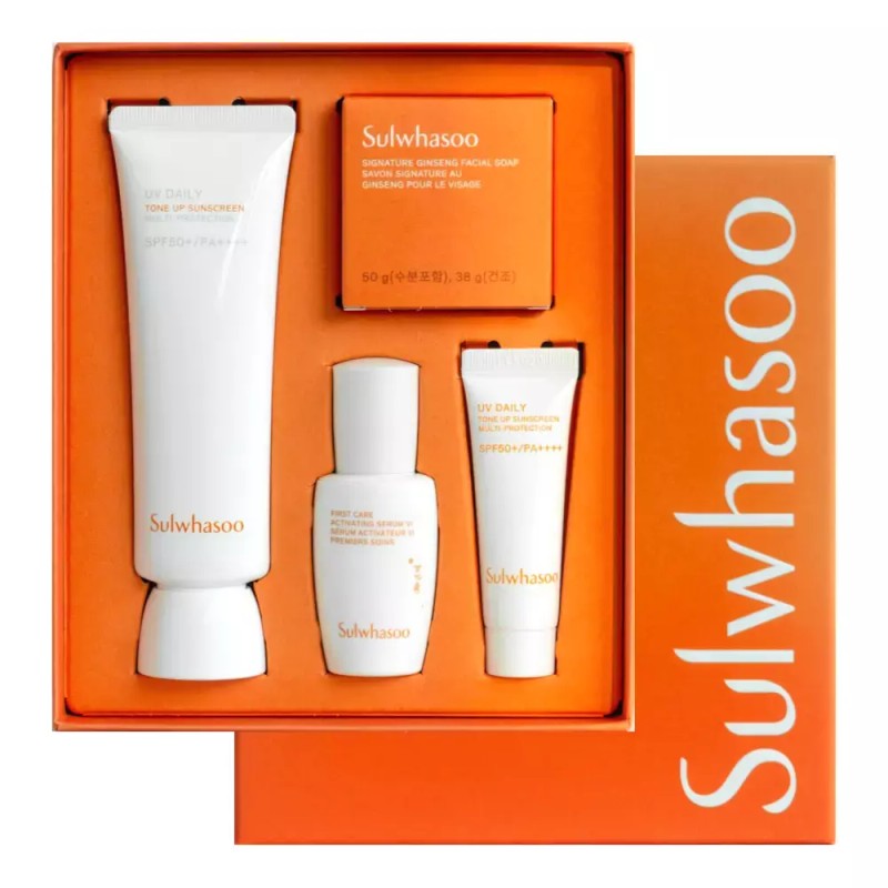 Sulwhasoo 설화수 상백 톤업선크림 50ml 기획 세트 SPF50+ / PA++++