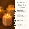 Paddywax Botanica Scented Candle with Lid in Reusable Embossed Glass