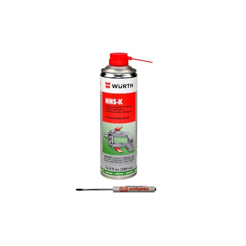 Smilyeez Listing for Wurth HHS-K Hinge Lubricant aerosol can 500