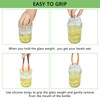 Artcome 10-Pack Glass Fermentation Weights with Easy Grip Handle and