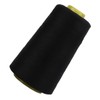 Strong Serger Thread 402, 2 Black Sewing Threads for Overlock,