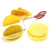 LABRIMP Stainless Steel Pizza Tongs Food Tongs for Serving Multi-use