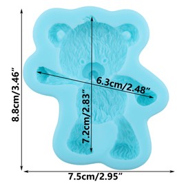 Bear Silicone Molds Bear Fondant Chocolate Candy Mold
