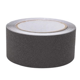 PevaPu Rubber Non Slip Tape, Floor Stair Step Anti Slip Abrasive Safety Strip 5M (Gray)