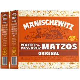 Manischewitz Passover Matzos Crackers, Fresh and Crispy Matzah. (2 Pack) Total 2 Lbs.