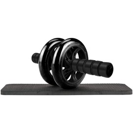 Bnlei Abdominal Roller with Mat, Abdominal Trainer, Abdominal Trainer for Home, Ab Roller Wheel, Effective Abdominal Muscle Fitness Accessories, Training Device for Men and Women