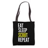 Eat Sleep Scout Repeat - Funny Tote Bag