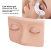 Lash Mannequin Head with 3 Pairs Replaceable Eyelid Silicone Eyelash