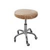 Shukii Bar Stool Covers 2 Pack - Soft Round Slipcover